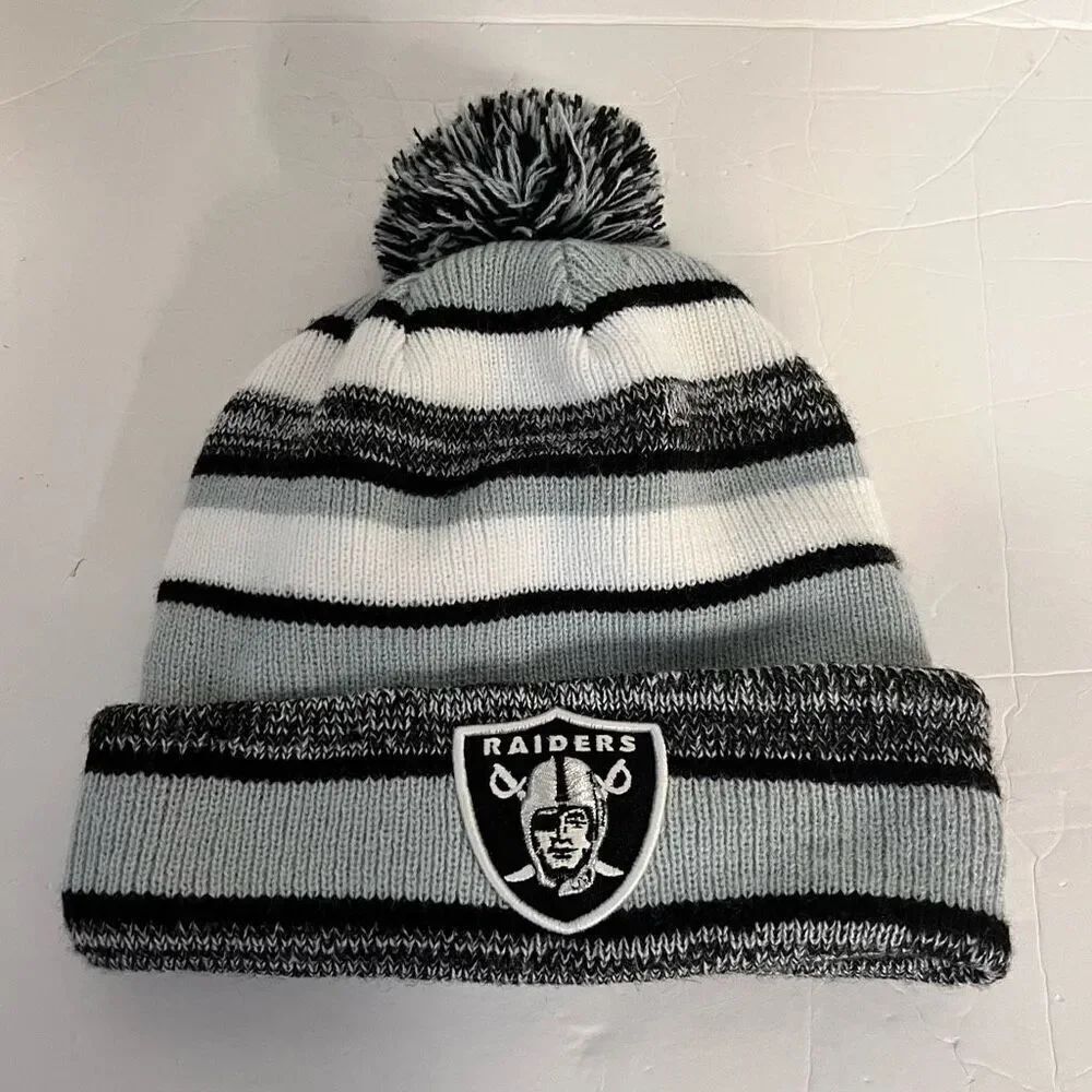 NFL New Era Las Vegas Raiders Beanie Hat   One Size Fits Most